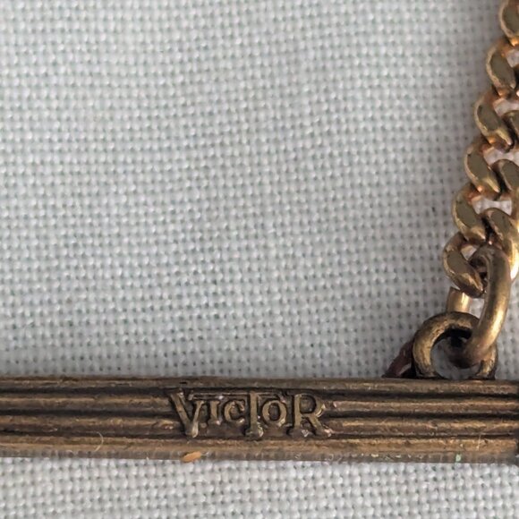 Victor Cutting Torch Vintage 1950's 60's Pendant Tie Bar Welder Clip - Picture 2 of 4